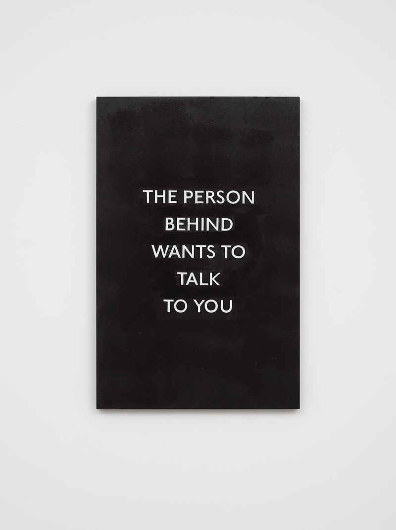 THE PERSON BEHIND WANTS TO TALK TO YOU