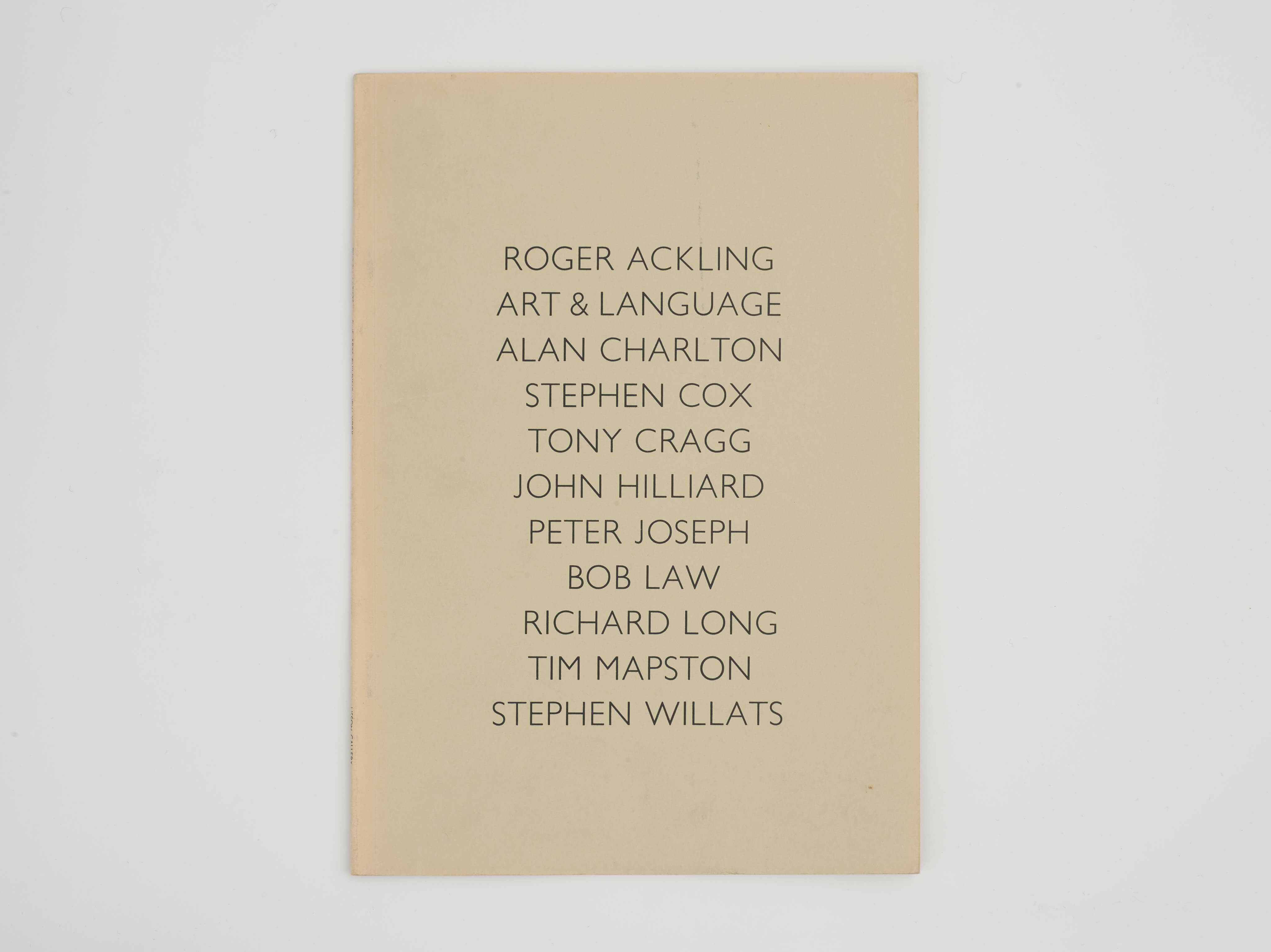 LONDON/NEW YORK: Fine Arts Building, 1977