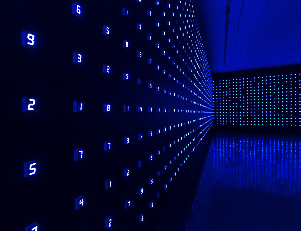 Samsara by Tatsuo Miyajima at Het Noordbrabants Museum, 's-Hertogenbosch