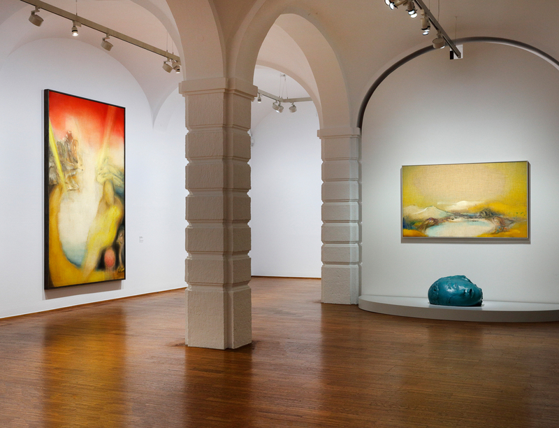 Leiko Ikemura 'Motherscape' at the Albertina, Vienna, Austria