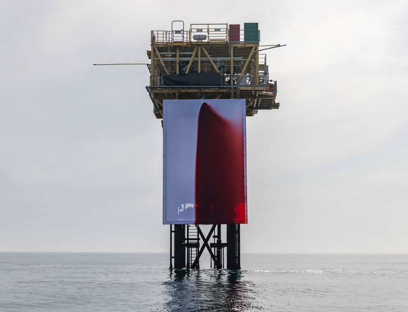 Activists install giant artwork by Anish Kapoor onto active Shell platform