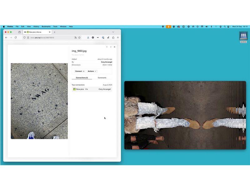 ‘Cory Arcangel: Selected Single Channel Videos’ at Institut national d'histoire de l'art, Paris, 1 October 