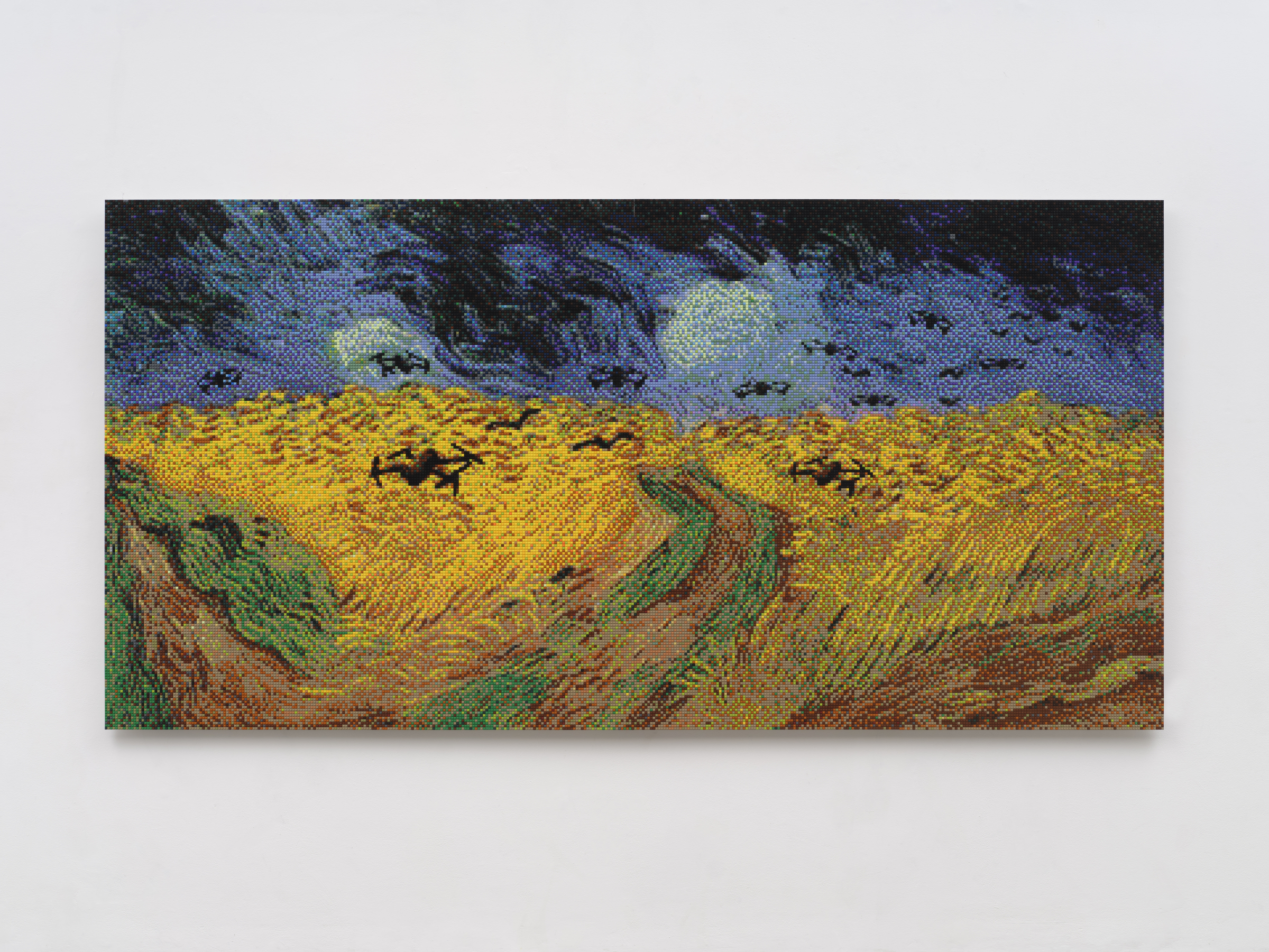 Wheat Field with Crows