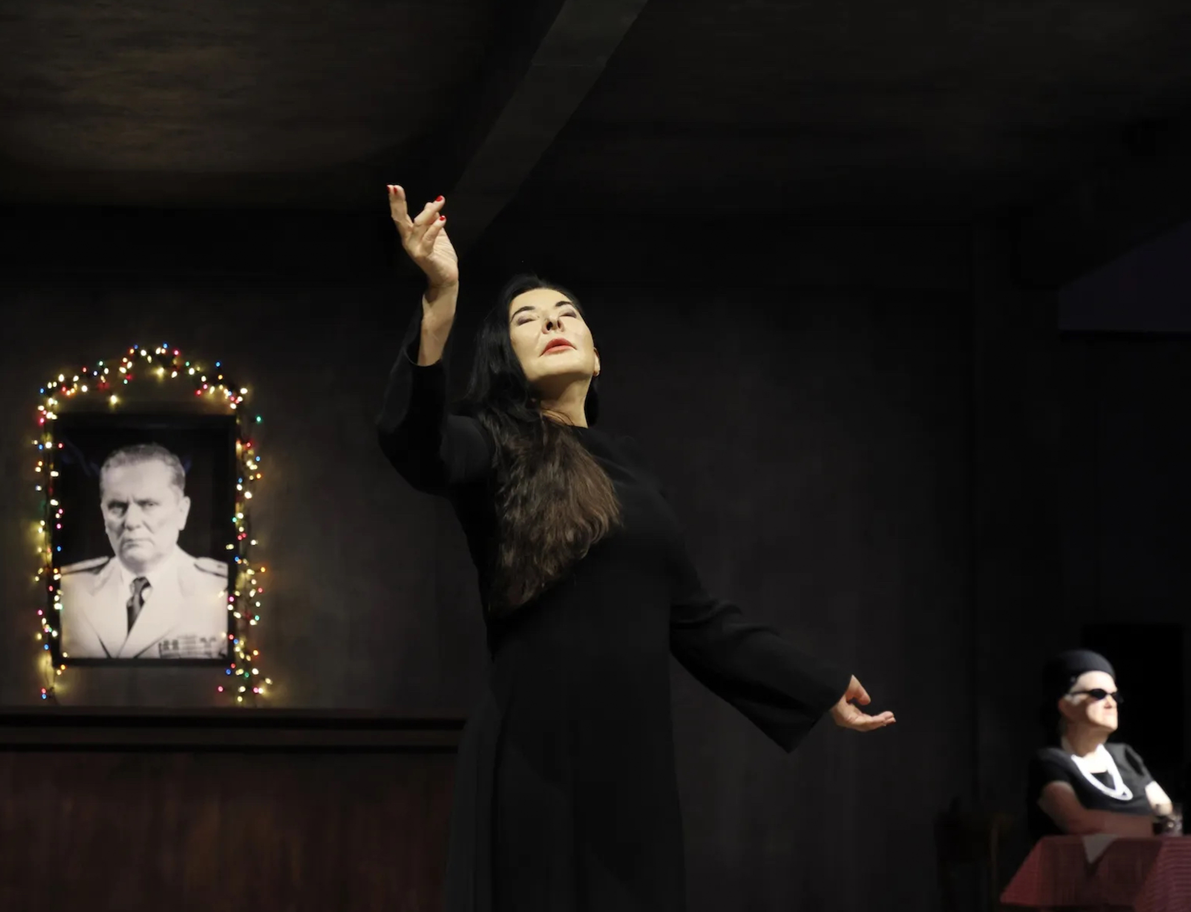 Marina Abramović Performance of 'Balkan Erotic Epic' at Gran Teatre del Liceu, Barcelona, Spain