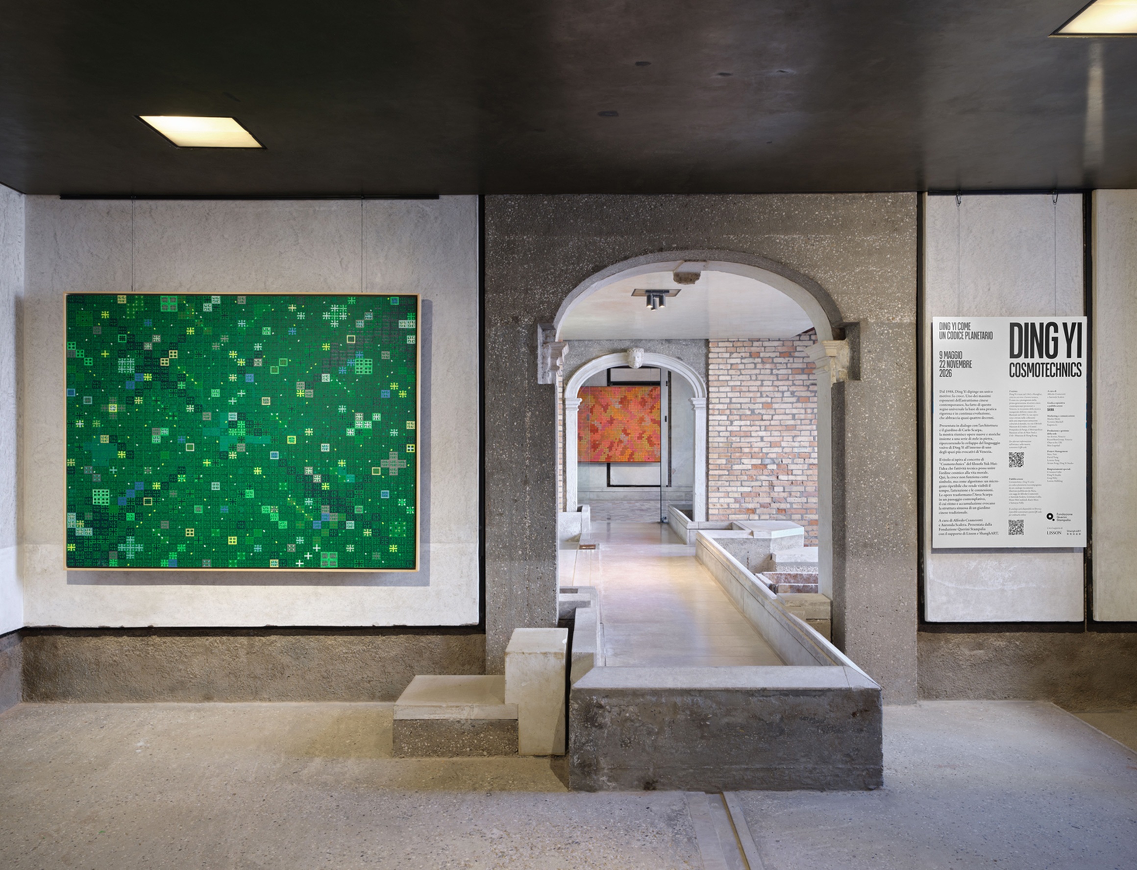 Ding Yi at Fondazione Querini Stampalia during 61st International Art Exhibition of La Biennale di Venezia, Italy