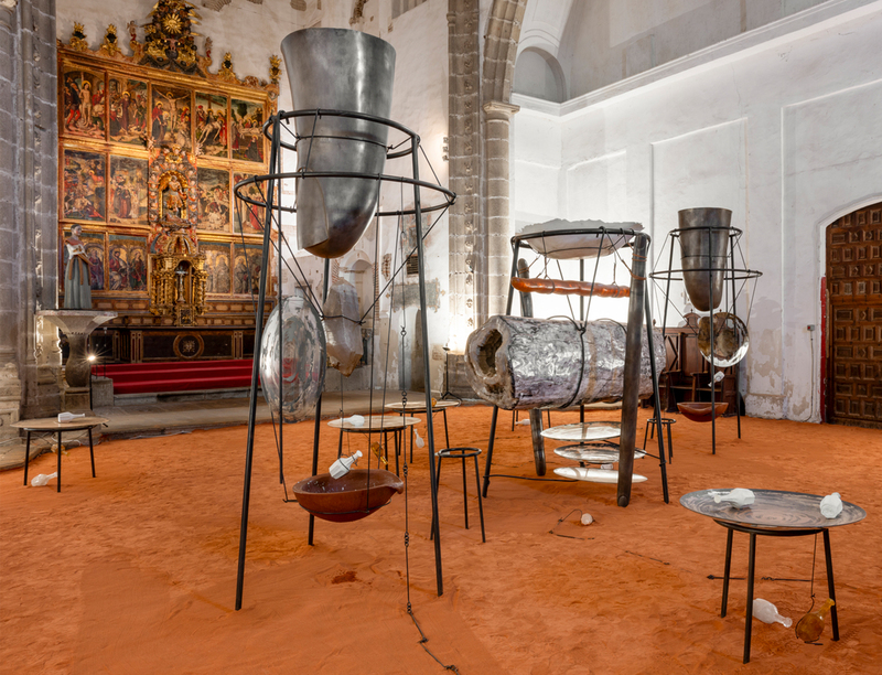 'Tunga: Me, You and the Moon' at Church of San Miguel, Arévalo, Spain