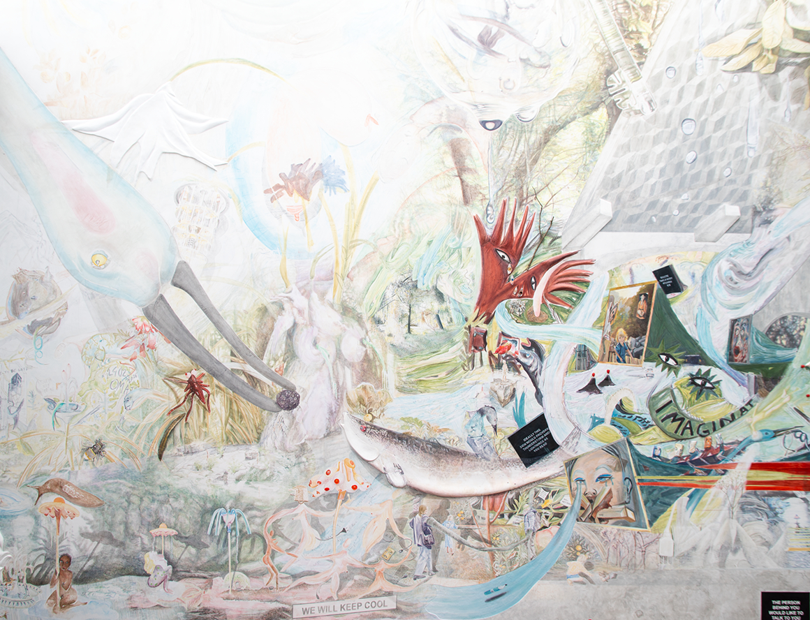 Laure Prouvost Creates Monumental Fresco at BRUSK, Bruges, Belgium